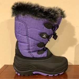 Kamik Kids Purple and Black Winter Boots